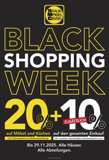 Aktueller BRAUN Möbel-Center Prospekt für Riedlingen und Ungebung, Seiten zum blättern BRAUN Möbel-Center Prospekt BLACK SHOPPING WEEK mit Seiten in Riedlingen und Umgebung