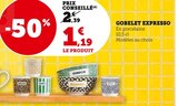 Gobelet expresso - Super U à Tarbes Gobelet expresso en promo chez Super U Tarbes à 1,19 €
