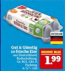 10 frische Eier Angebote von Gut & Günstig bei Marktkauf Erlangen für 1,99 €