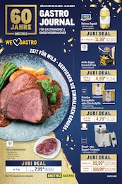 Metro Prospekt: "Gastro Journal", 34 Seiten, 02.10.2024 - 16.10.2024