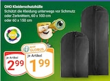 Kleiderschutzhülle im Angebot bei GLOBUS in Gera Kleiderschutzhülle Angebote von OHO bei GLOBUS Gera für 1,99 €