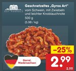 Geschnetzeltes „Gyros Art“ Angebote von Gut Ponholz bei Netto Marken-Discount Oldenburg für 2,99 €