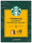 CAPSULES DE CAFÉ X18 BLONDE ESPRESSO ROAST - STARBUCKS PAR NESPRESSO en promo chez Intermarché Saint-Laurent-du-Var à 1,96 €