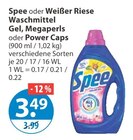 Spee im V-Markt Prospekt Spee im aktuellen V-Markt Prospekt für 3,49 €