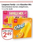 Family-Mix Angebote von Langnese bei GLOBUS Saarbrücken für 2,49 €