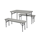 Table et bancs de camping pliables - CARREFOUR - Carrefour Table et bancs de camping pliables - CARREFOUR à 49,99 € dans le catalogue Carrefour