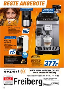 Kaffee im aktuellen expert Prospekt (Freiberg) Kaffee im expert Prospekt "Top Angebote" mit 12 Seiten (Freiberg)