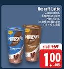 Aktuelle Nescafe Angebote bei E center in Herne Aktuelles Cappuccino Angebot bei E center in Herne ab 1,00 €