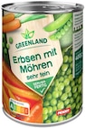 Erbsen mit Möhrchen im Penny Prospekt Erbsen mit Möhrchen von GREENLAND im aktuellen Penny Prospekt für 0,89 €