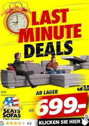 Seats and Sofas Prospekt für Aachen: "LAST MINUTE URLAUBS DEALS", 1 Seite, 21.06.2025 - 28.06.2025