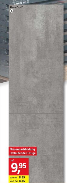 Laminatboden Dekor Fliese 'Oxyd' bei BAUHAUS in Erkelenz Laminatboden Dekor Fliese 'Oxyd' im Angebot bei BAUHAUS Erkelenz