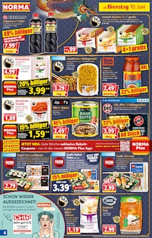 Norma Prospekt der aktuellen Woche, gĂĽltig von 10.06.2025 bis 14.06.2025 Aktueller Norma Prospekt "Mehr fĂĽrs Geld" mit 21 Seiten
