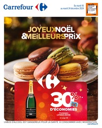 Catalogue Supermarchés Carrefour en cours à Villefranche-de-Rouergue et alentours, JOYEUX NOËL & MEILLEURS PRIX, 106 pages, 10/12/2024 - 24/12/2024