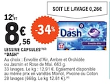 Lessive Capsules(1)(2) - DASH dans le catalogue E.Leclerc