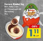 Kinder Joy im Mäc-Geiz Prospekt Kinder Joy von Ferrero im aktuellen Mäc-Geiz Prospekt für 1,11 €