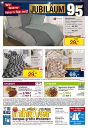 Aktueller Möbel Inhofer Prospekt mit Bettwäsche, "95 JAHRE JUBILÄUM", Seite 16