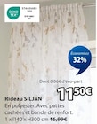 Rideau SILJAN en promo chez Jysk Saint-Brieuc à 11,50 €