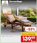Sonnenliege Angebote von PRESTIGE HOME LIVING OUTDOOR bei Netto Marken-Discount Hanau für 139,99 €