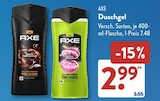 Duschgel im ALDI SÜD Prospekt Duschgel von AXE im aktuellen ALDI SÜD Prospekt für 2,99 €