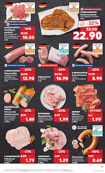 Bratwurst im aktuellen Kaufland Prospekt (Darmstadt) Bratwurst im Kaufland Prospekt "KNĂśLLER" mit 66 Seiten (Darmstadt)
