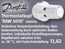 BAUHAUS Zülpich - Thermostatkopf 'RAW 5010' Thermostatkopf 'RAW 5010' Angebot bei BAUHAUS Zülpich im Prospekt "Handzettel KW 32"