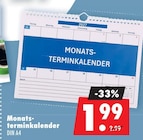 Mäc-Geiz Strausberg - Monats-Terminkalender Angebot im Prospekt Monats-Terminkalender bei Mäc-Geiz im Strausberg Prospekt für 1,99 €