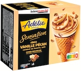 Cônes glacés vanille pécan - Adélie à 1,98 € dans le catalogue Intermarché Super