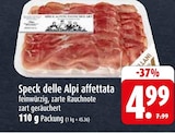 EDEKA - Speck delle Alpi affettata Angebot im Prospekt Speck delle Alpi affettata bei EDEKA im Prospekt "" für 4,99 €