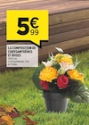 Promo LA COMPOSITION DE CHRYSANTHÈMES ET ROSES à 5,99 € dans le catalogue Centrakor à Estancarbon