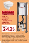 Pack WC Suspendu Normus + Bâti-Support Universel Smart Rock en promo chez Gedimat Ivry-sur-Seine à 242,90 €