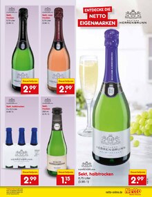 Sekt im Netto Marken-Discount Prospekt "Aktuelle Angebote" mit 71 Seiten (Gelsenkirchen)