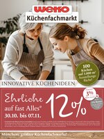 WEKO-Küchenfachmarkt Prospekt für München mit 24 Seiten WEKO-Küchenfachmarkt Prospekt für München: "Innovative Küchenideen", 24 Seiten, 04.11.2020 - 24.12.2020