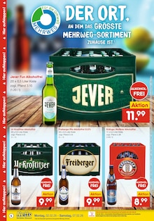 Bier im Netto Marken-Discount Prospekt "DER ORT, AN DEM DU IMMER AUSGEZEICHNETE PREISE FINDEST." mit 6 Seiten (Dresden)