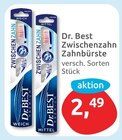 Zwischenzahn Zahnbürste von Dr. Best für 2,49 € bei budni im Angebot Zwischenzahn Zahnbürste von Dr. Best im aktuellen budni Prospekt