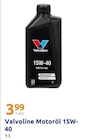 Valvoline Motoröl 15W-40 Angebote von Valvoline bei Action Kamp-Lintfort für 3,99 €