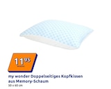 Doppelseitiges Kopfkissen aus Memory-Schaum Angebote von my wonder bei Action Landshut für 11,95 €