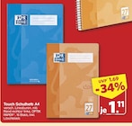 Touch Schulheft A4 für 1,11 € bei famila Nordwest im Angebot Touch Schulheft A4 im aktuellen famila Nordwest Prospekt