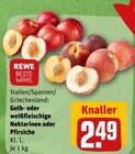 Gelb- oder weißfleischige Nektarinen oder Pfirsiche Angebot in Burghausen Gelb- oder weißfleischige Nektarinen oder Pfirsiche im aktuellen Prospekt bei REWE in Burghausen