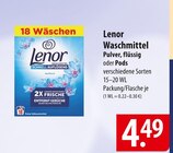 Waschmittel Pulver im Angebot bei famila Nordost in Gifhorn Waschmittel Pulver Angebote von Lenor bei famila Nordost Gifhorn für 4,49 €