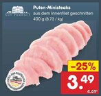 Puten-Ministeaks im Angebot bei Netto Marken-Discount in Chemnitz Puten-Ministeaks Angebote von Gut Ponholz bei Netto Marken-Discount Chemnitz für 3,49 €