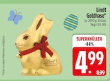 Goldhase im EDEKA Prospekt Goldhase von Lindt im aktuellen EDEKA Prospekt für 4,99 €