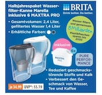 Wasserfilter-Kanne Marella inklusive 6 MAXTRA PRO von Brita im aktuellen V-Markt Prospekt für 34,99 €