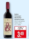 Rotwein Cuvée Angebote von Baden Ortenauer Weinkeller bei Marktkauf Freiburg für 3,49 €