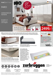 Boxspringbett im aktuellen ZurbrĂĽggen Prospekt (Essen) Boxspringbett im ZurbrĂĽggen Prospekt "Ruf Betten Spezial" mit 8 Seiten (Essen)