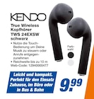 True Wireless Kopfhörer TWS 24EXSW im Angebot bei expert in Dresden True Wireless Kopfhörer TWS 24EXSW Angebote von KENDO bei expert Dresden für 9,99 €