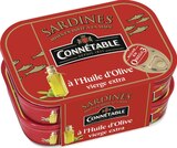 Sardines à l’Huile d’Olive vierge extra - CONNETABLE en promo chez Géant Casino Asnières-sur-Seine à 2,85 €