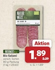 Bio Salami im Angebot bei combi in Osnabrück Bio Salami Angebote von Naturwert Bio bei combi Osnabrück für 1,89 €
