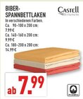 Biber-Spannbettlaken Angebote von Castell bei Marktkauf Unna für 7,99 €