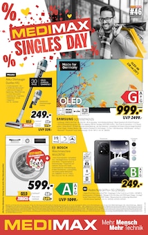 Aktueller MEDIMAX Kleinmachnow Prospekt MEDIMAX Prospekt Kleinmachnow "MEDIMAX SINGLES DAY" mit 11 Seiten