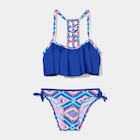 Maillot de bain 2 pièces bleu fille - La Halle à Le Chesnay Maillot de bain 2 pièces bleu fille en promo chez La Halle Le Chesnay à 15,99 €